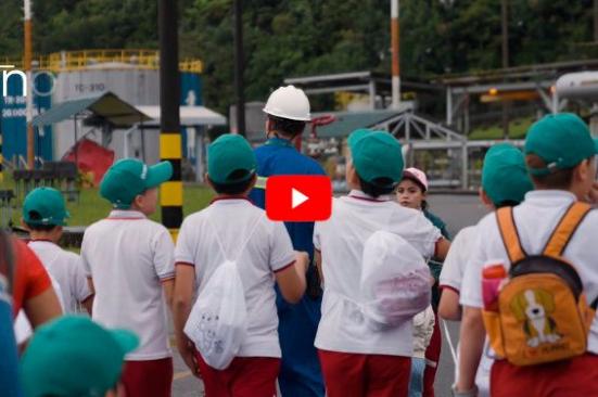 Niños de Monterrey conocieron la operación de Ocensa en la Estación El Porvenir